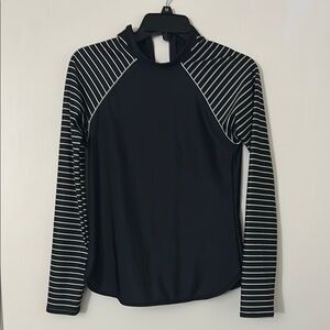 All in Motion Black and White Rash Guard